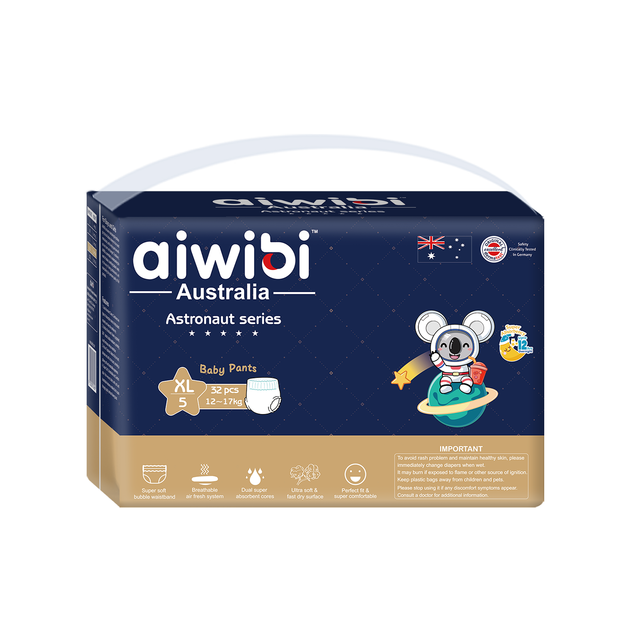 Aiwibi BABY PANT DIAPER ASTRONAUT SERIES XL-32 product image