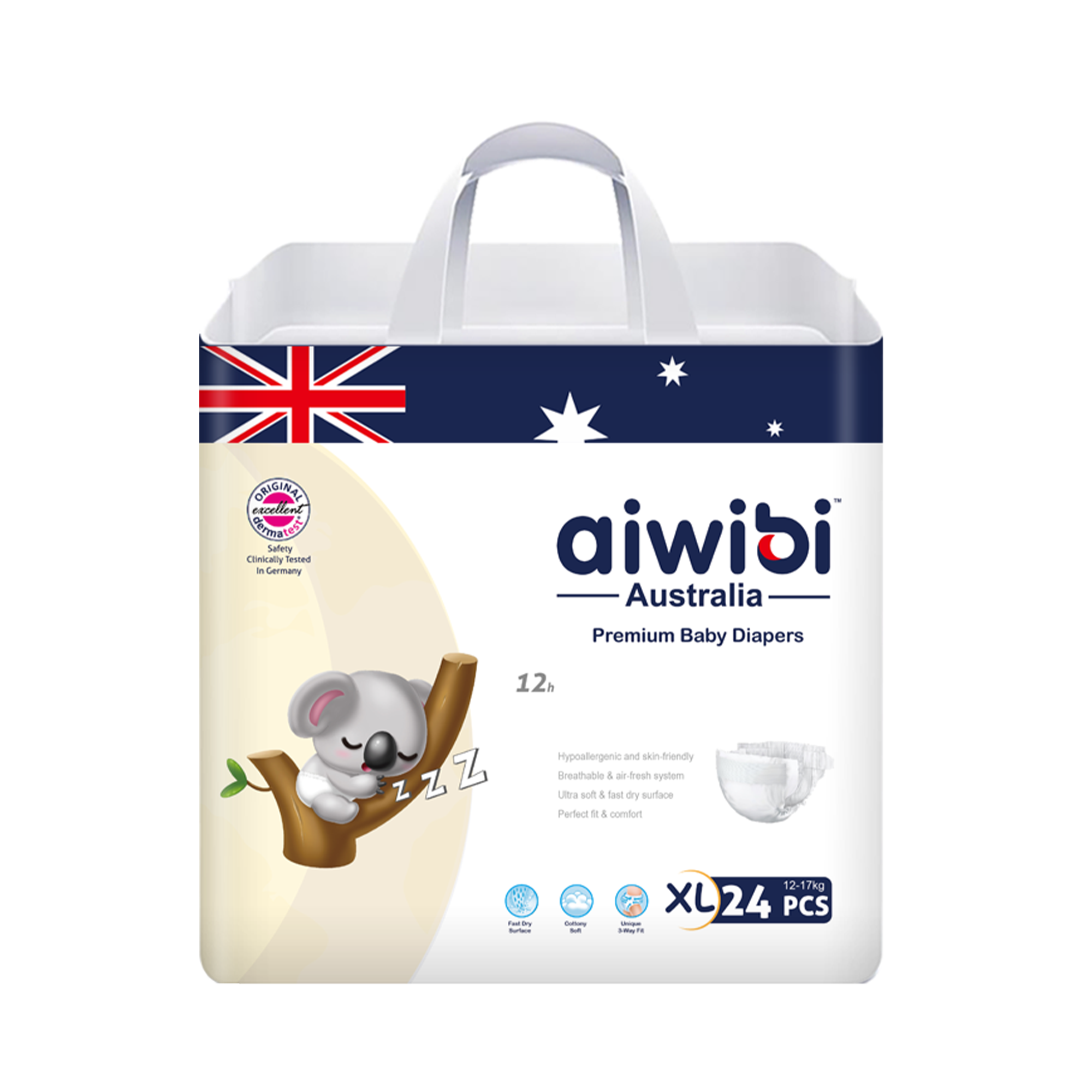 Aiwibi BABY TAPE DIAPER XL-24 product image